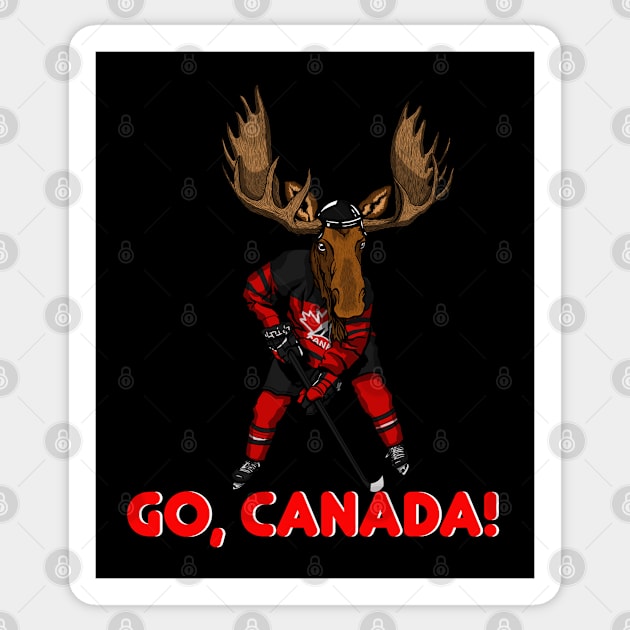 Go, Canada! Sticker by Forestspirit